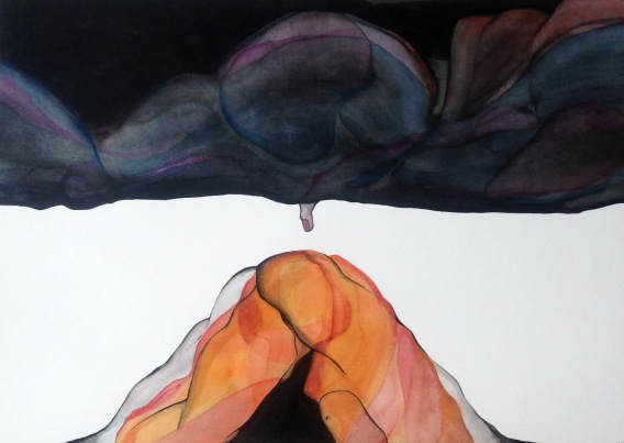 Untitled 2013 watercolour on paper approx. 69 x 48 cm